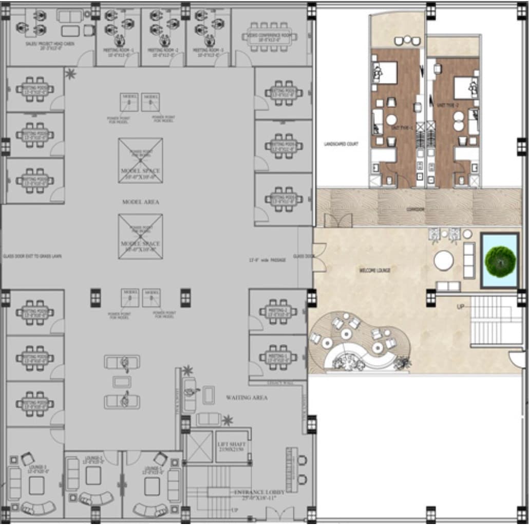 Gaur Bento Floorplan Layout Yamuna Expressway